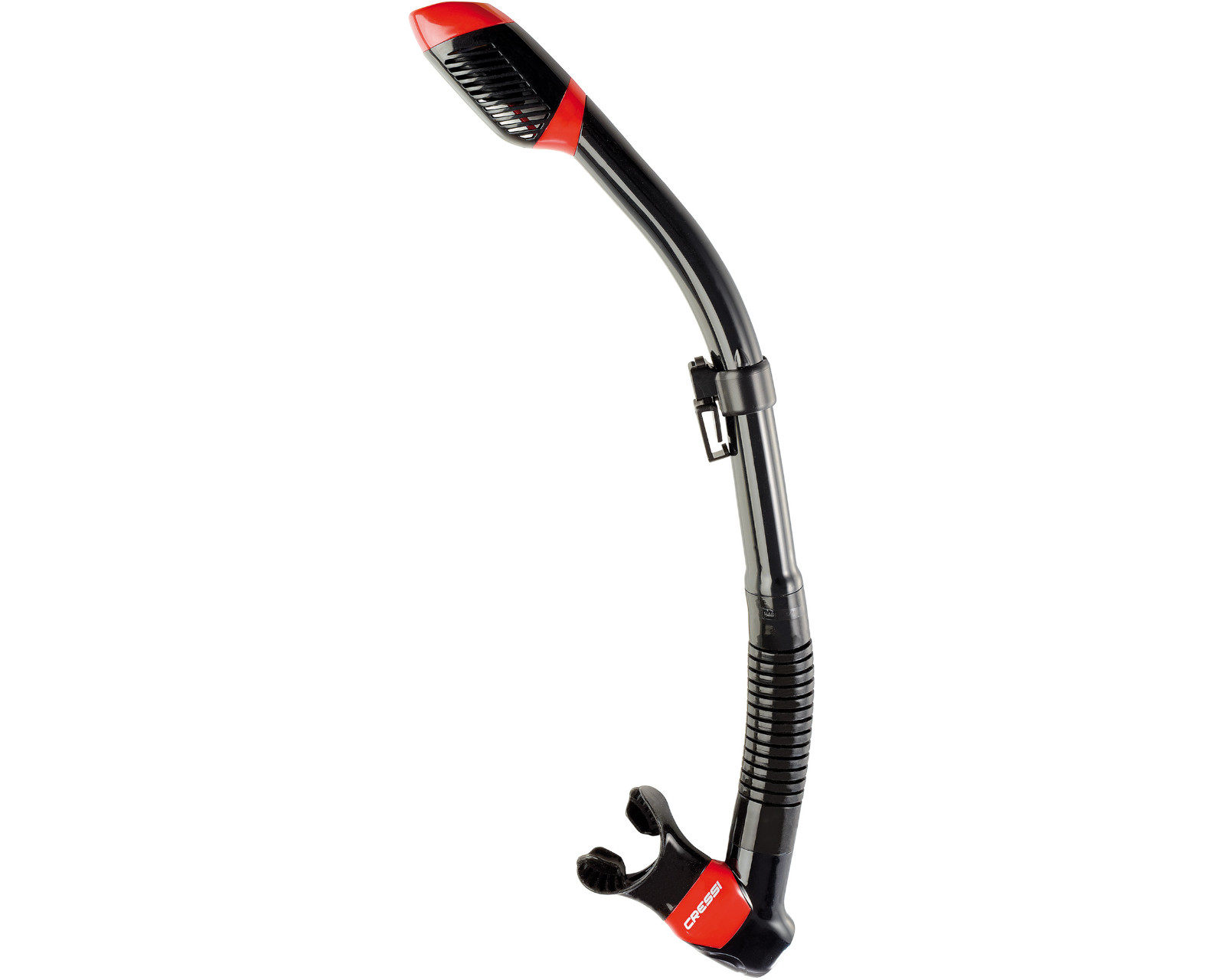 Foto 2 pulgar | Tubo Seco Cressi Supernova Dry para Snorkeling y Buceo para Adulto color Negro con Rojo