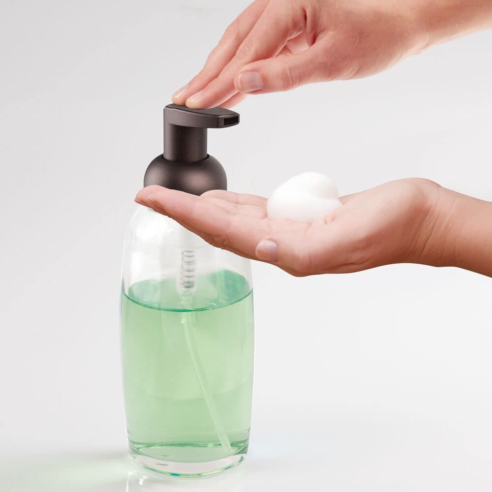 Foto 5 | Dispensador De Jabón Espumoso Para Manos Mdesign  Vidrio Recargable  Paquete De 2 - Venta Internacional.