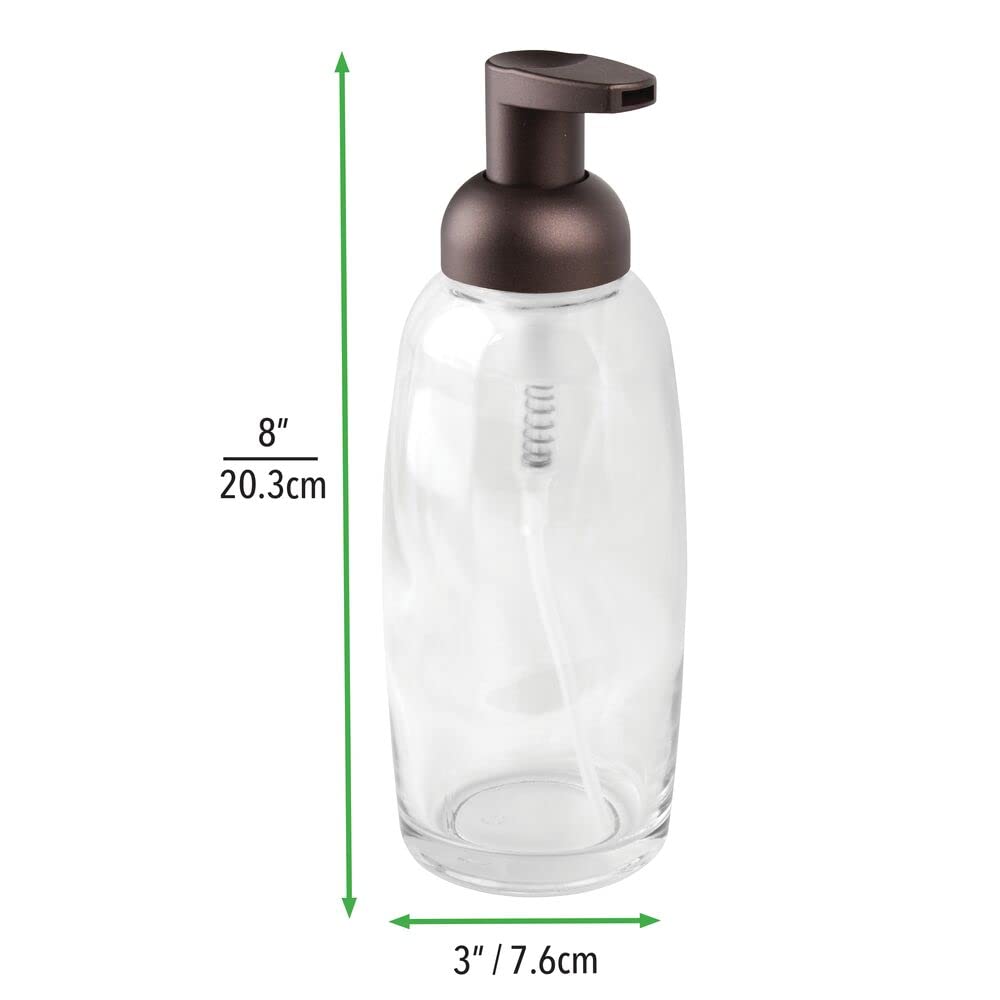 Foto 7 | Dispensador De Jabón Espumoso Para Manos Mdesign  Vidrio Recargable  Paquete De 2 - Venta Internacional.