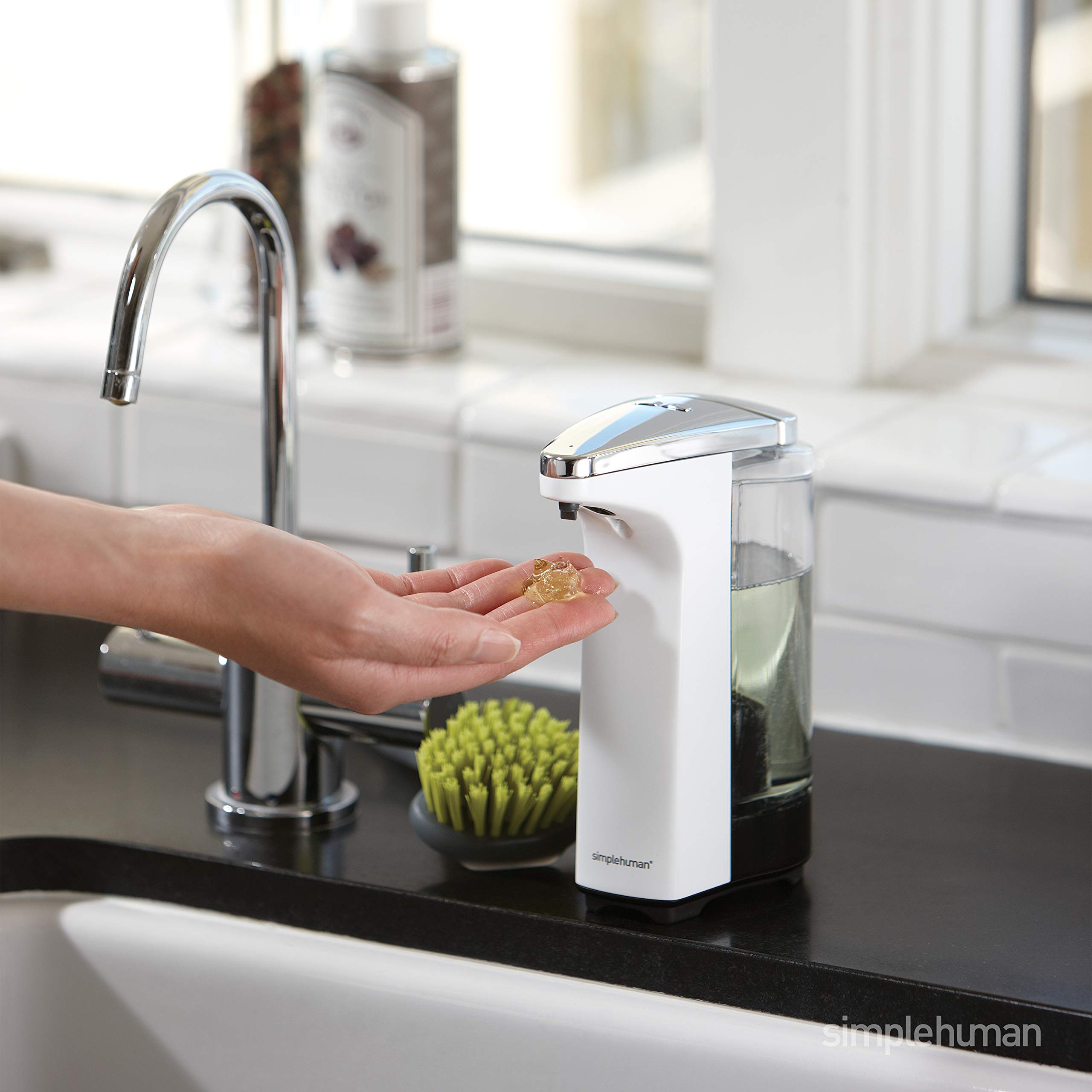 Foto 3 pulgar | Dispensador De Jabón Simplehuman Con Sensor Sin Contacto  240 Ml  Níquel - Venta Internacional.