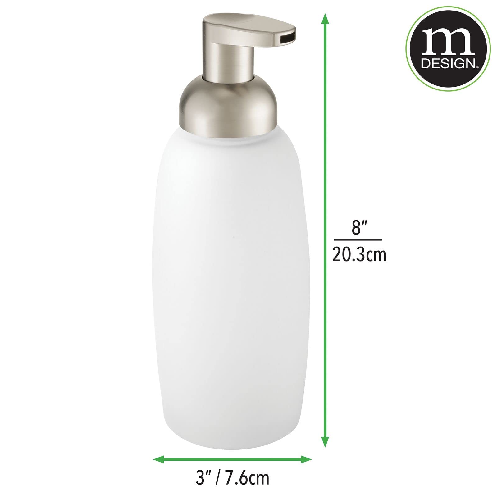 Foto 5 pulgar | Dispensador De Jabón Espumoso Para Manos Mdesign  Vidrio Recargable  350 Ml - Venta Internacional.