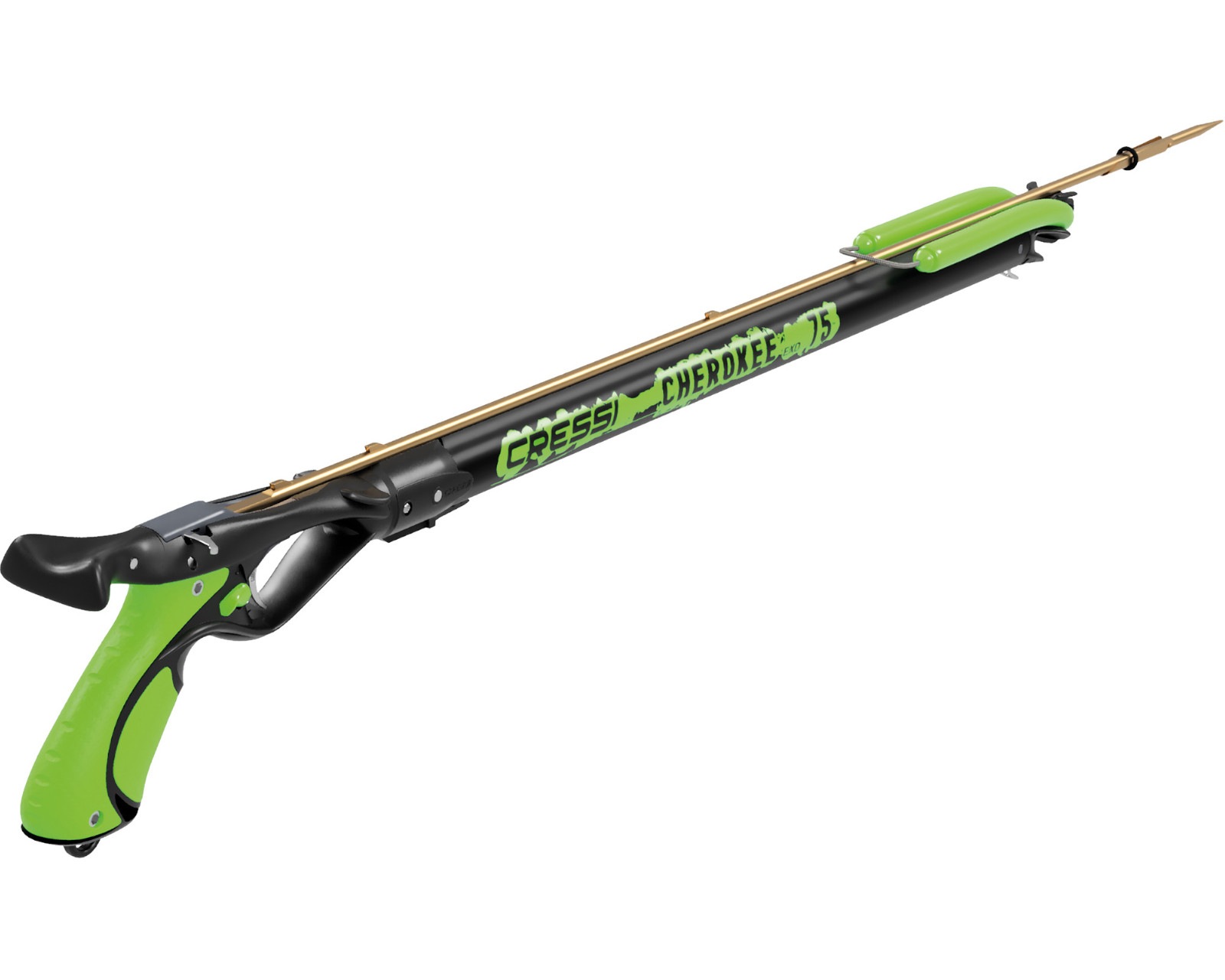 Foto 1 | Arpón Cressi Cherokee Exo 75 Cabezal Abierto color Negro/Verde