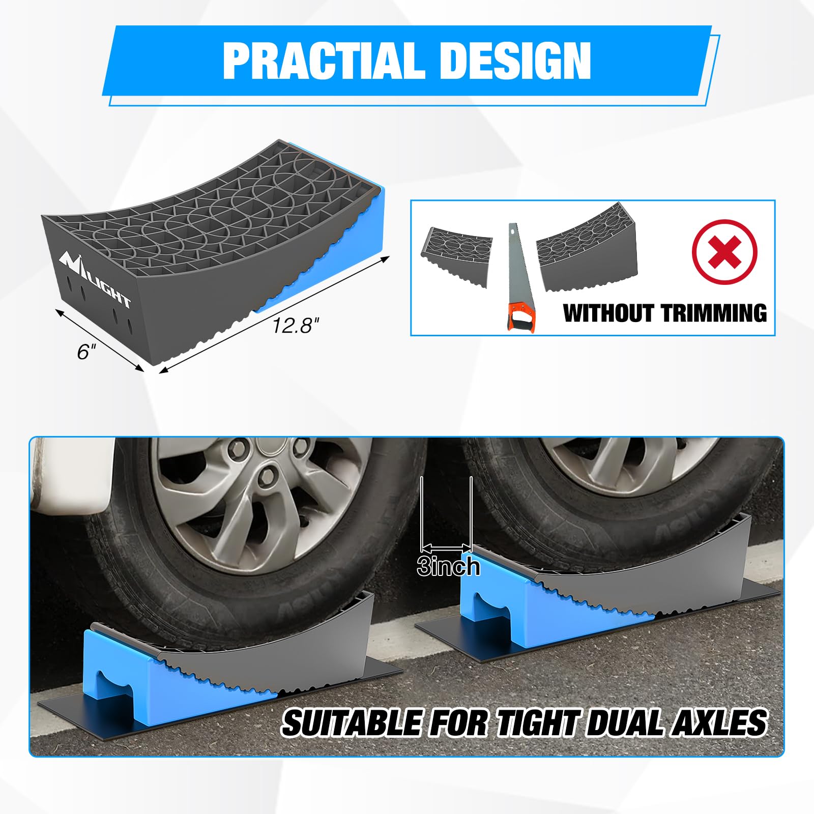 Foto 7 pulgar | Paquete De 2 Bloques Niveladores Rv Leveler Nilight Para Autocaravanas, 35 000 Libras - Venta Internacional.