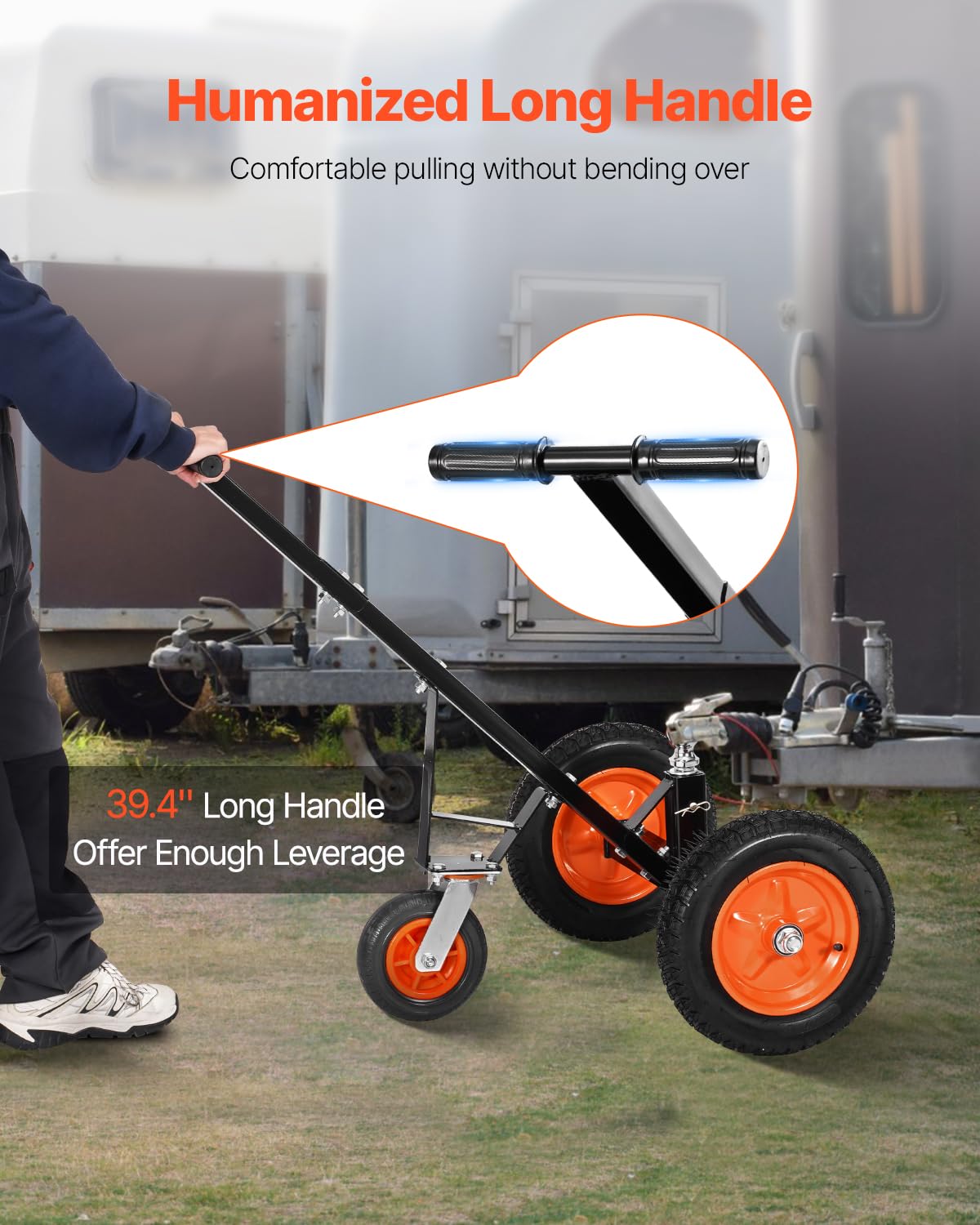Foto 6 | Remolque Dolly Vevor Con Lengüeta De 1000 Libras Y Altura Ajustable - Venta Internacional.