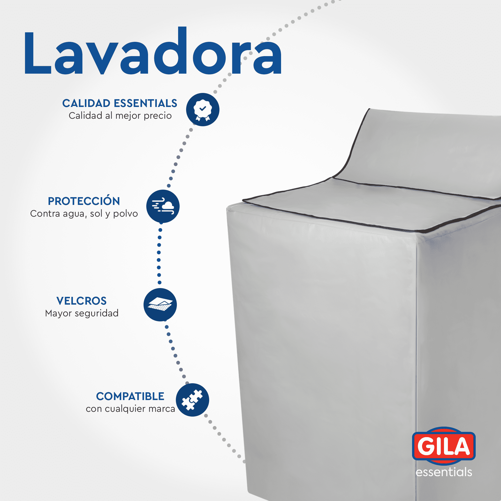 Foto 2 | Funda Impermeable para Lavadora Gila Essentials
