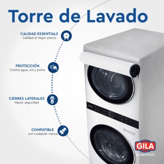 Foto 2 | Funda para Torre de Lavado con Cierre Gila Impermeable Blanca