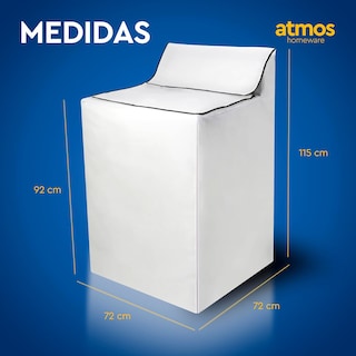 Foto 4 | Funda para Lavadora Atmos Homeware Gris