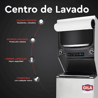Foto 2 | Funda Para Centro De Lavado Afelpada Con Cierre ( Premium Gila) (gris)