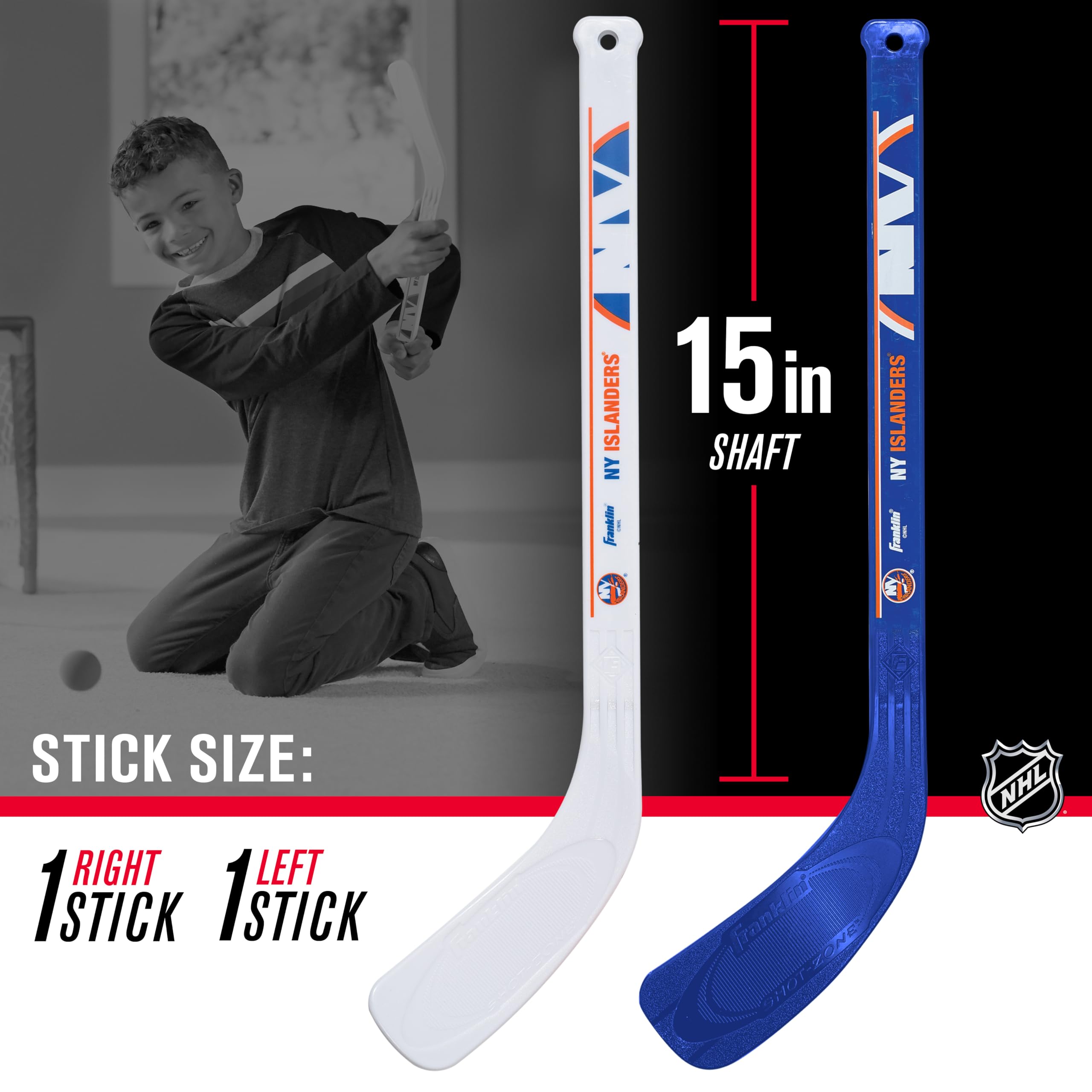 Foto 4 pulgar | Set de Minibastones de Hockey Franklin Sports New York Islanders NHL - Venta Internacional