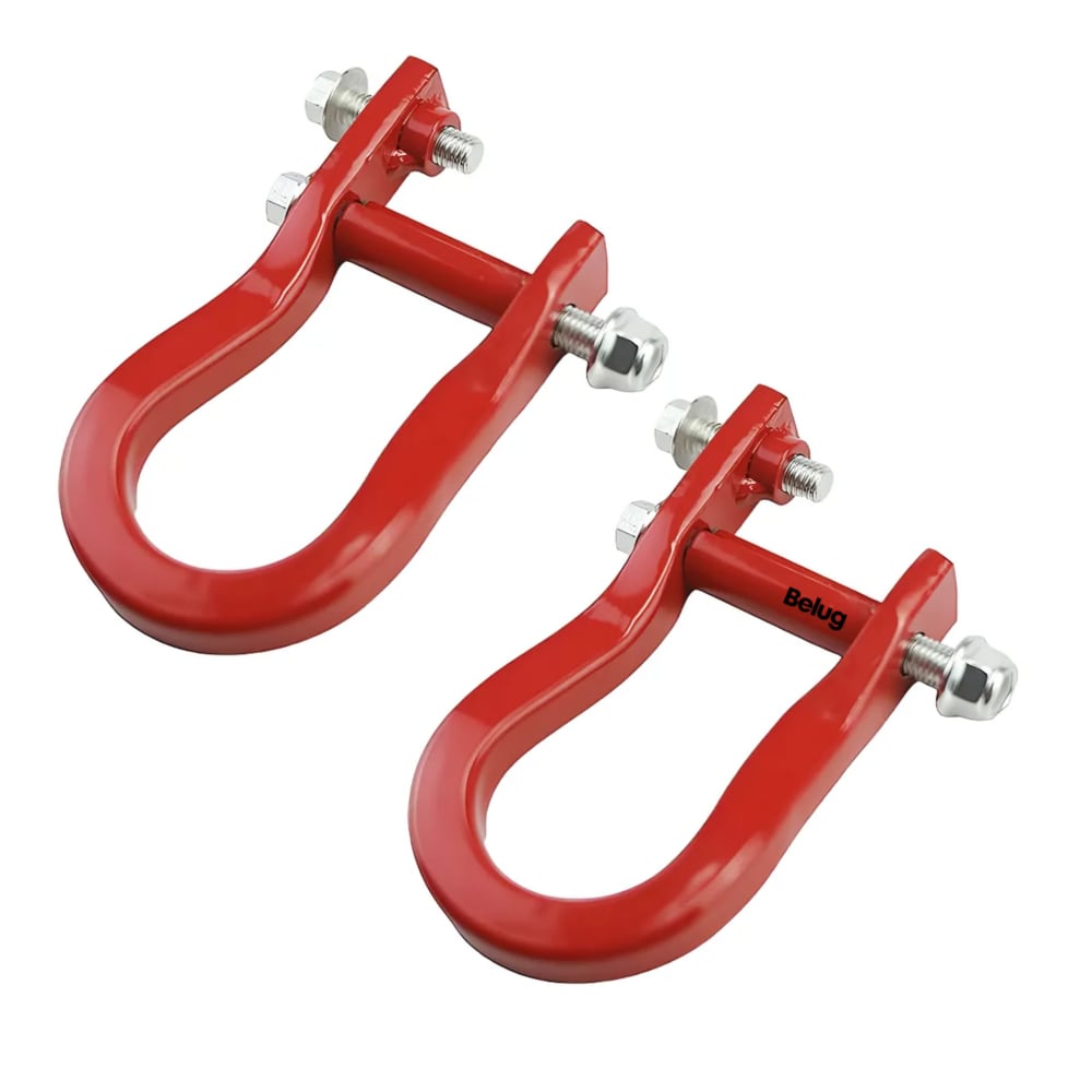 2x Ganchos De Remolque Para Vehículos Belug  Rojo $1,099