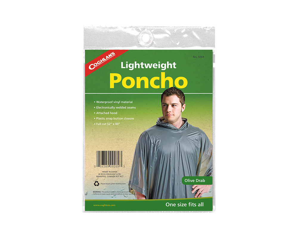 Foto 2 pulgar | Poncho de Emergencia Coghlan's 9267 color Verde