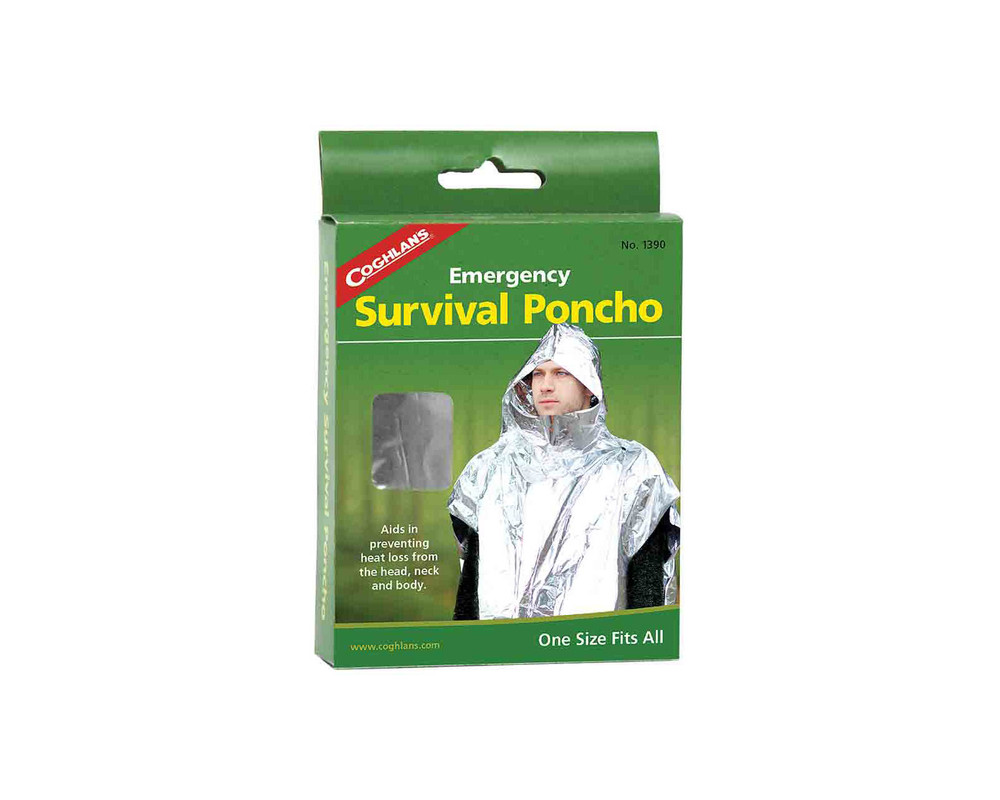 Foto 2 pulgar | Poncho de Supervivencia de Emergencia Coghlan's 1390 color Plateado