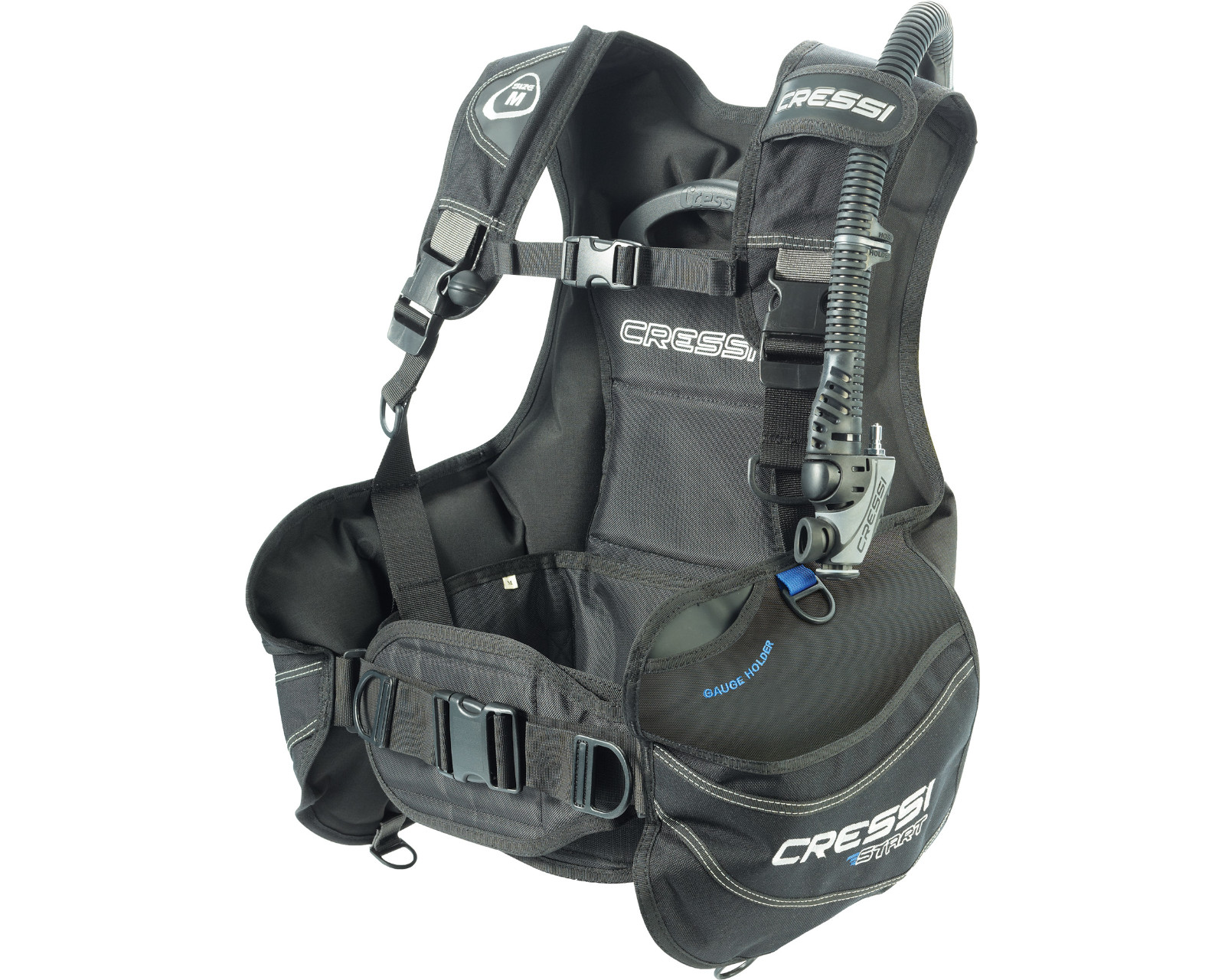 Foto 2 pulgar | BCD Cressi Start Talla S Buceo Técnico color Negro con Azul