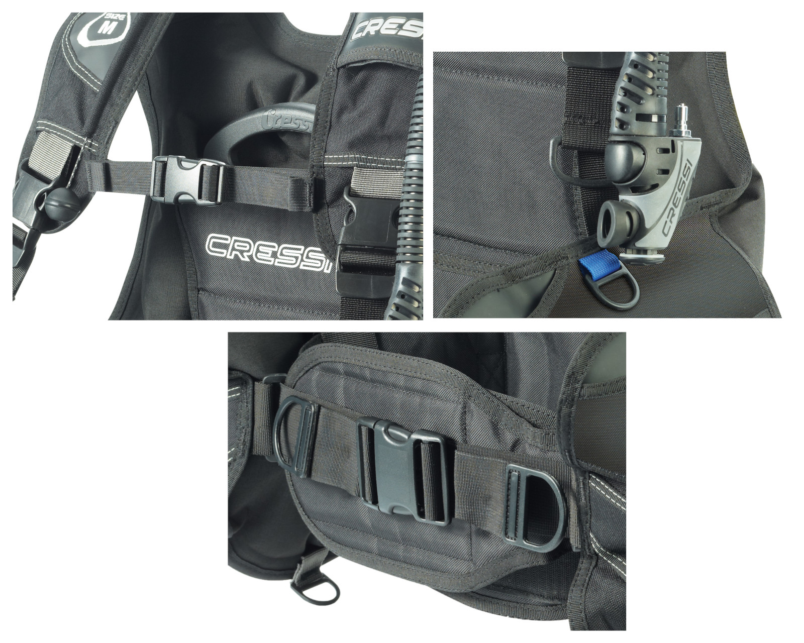 Foto 4 pulgar | BCD Cressi Start Talla S Buceo Técnico color Negro con Azul