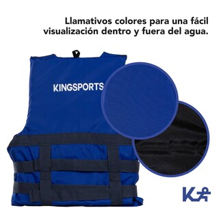 Foto 3 | Chaleco Salvavidas KingSports 300097 color Amarillo para Adulto