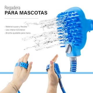 Foto 5 | Cepillo Regadera para Mascotas Andromeda Inc color Azul