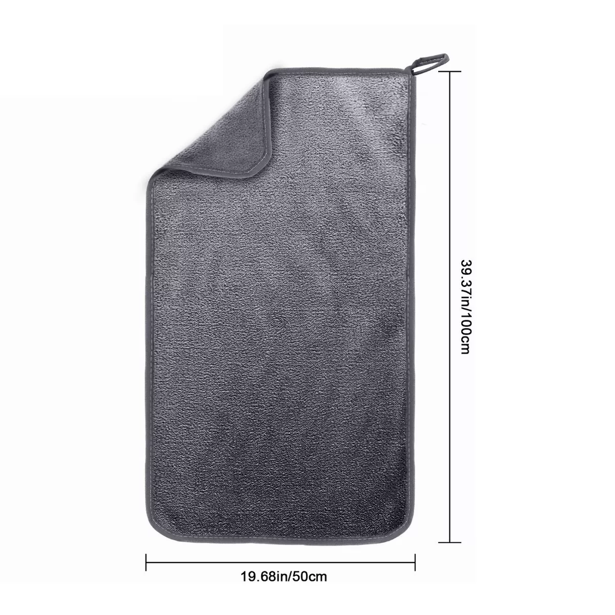 Foto 3 pulgar | Toalla De Baño Para Perros, 50 * 100 Cm Eo Safe Imports Esi-12174 Gris