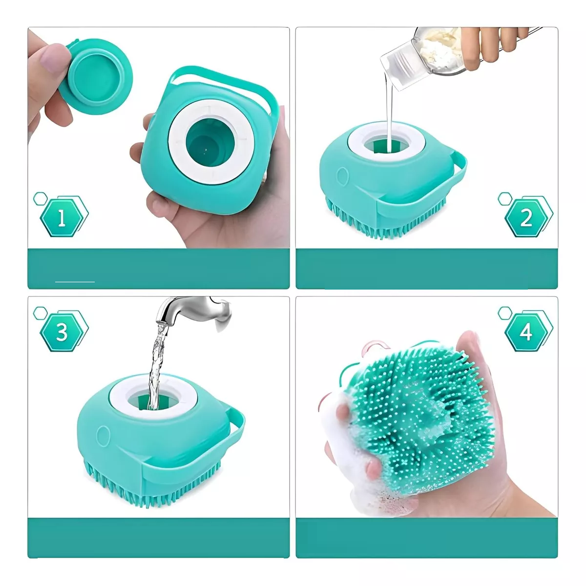 Foto 5 pulgar | Kit 10 Pcs De Baño Con Cepillo Y Toalla De Fibra Limpieza Dental Eo Safe Imports Esi-12172 Multicolor