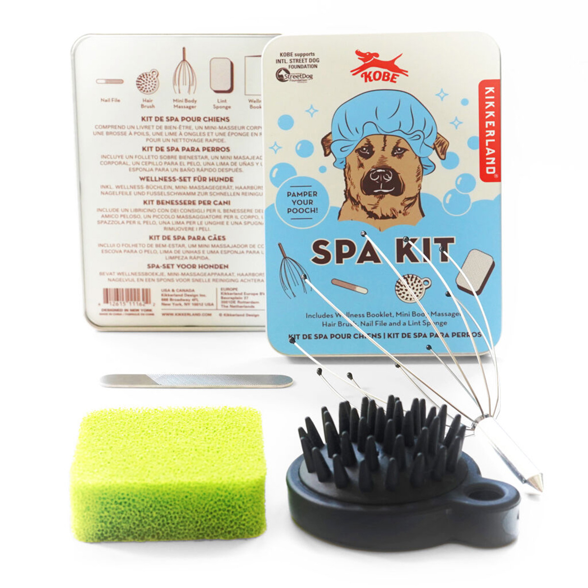 Kit de Spa Kobe Kikkerland para Perros