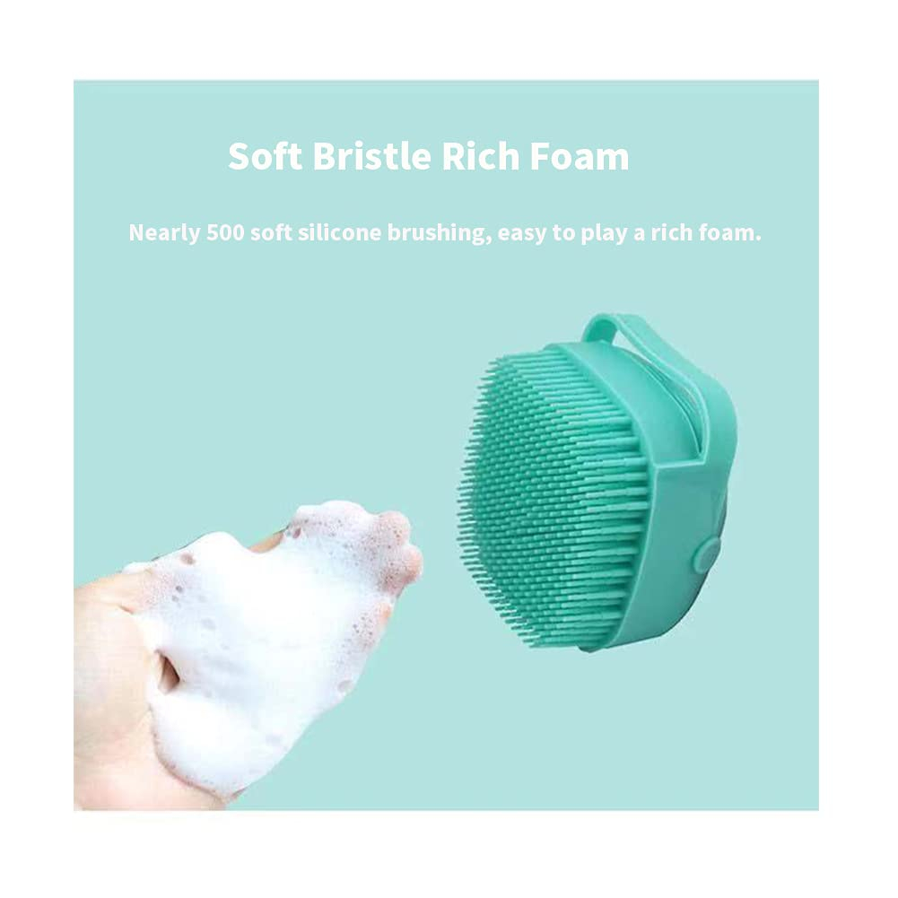 Foto 5 pulgar | Cepillo De Baño Y Dispensador De Champú De Silicona Para Mascotas Y Perros Jieyou Blue - Venta Internacional.