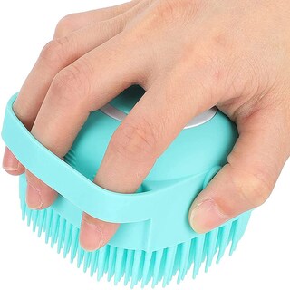 Foto 5 | Cepillo De Baño Y Dispensador De Champú De Silicona Para Mascotas Y Perros Jieyou Blue - Venta Internacional.