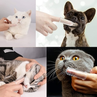 Foto 4 | Cepillo De Dientes Para Perros Y Gatos Jieyou Soft Bristles, 20 Piezas - Venta Internacional.