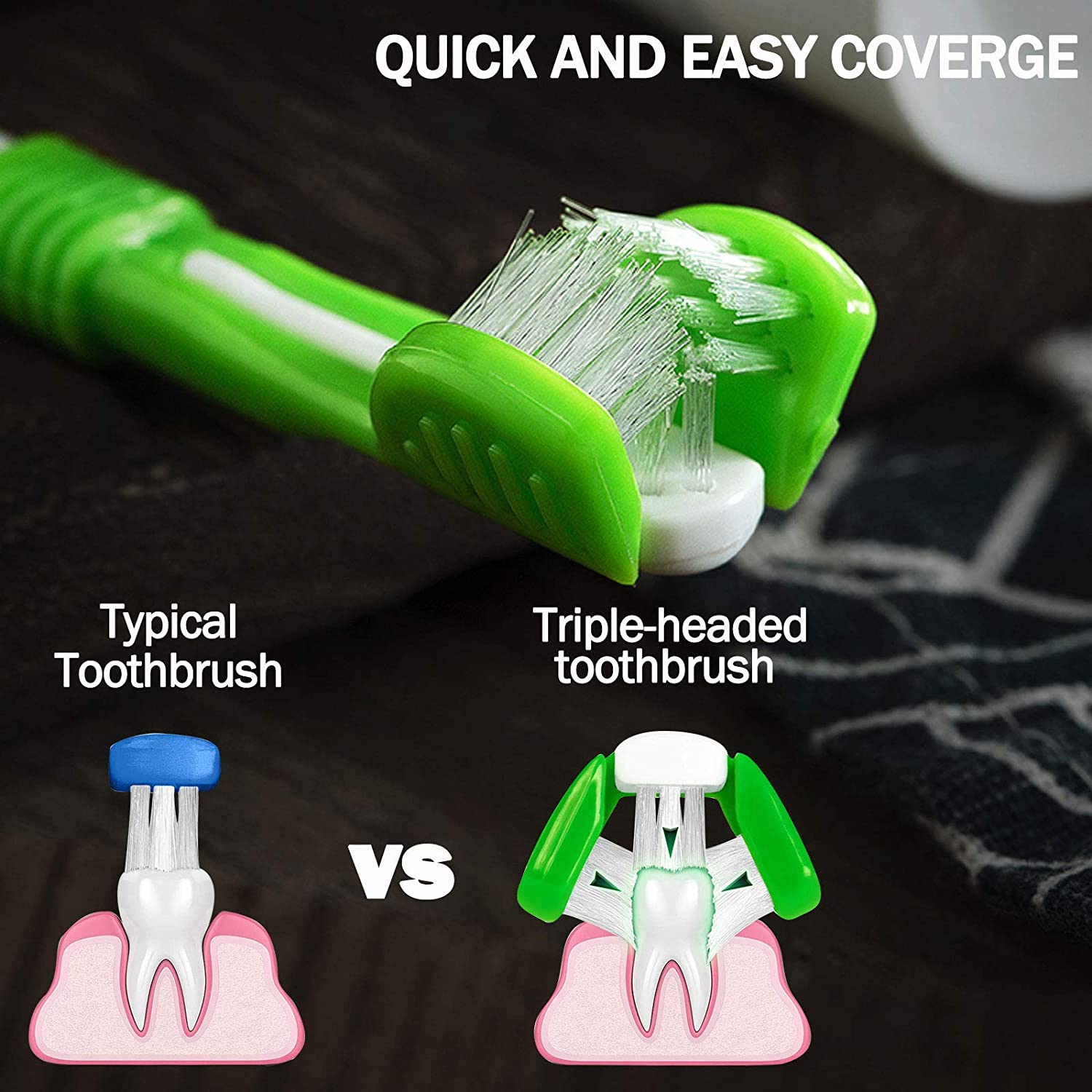 Foto 4 pulgar | Juego De Cepillos De Dientes Jieyou 7 Piezas Para Perros Y Gatos - Venta Internacional.