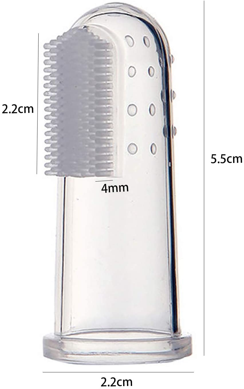 Foto 2 | Cepillo De Dientes Para Mascotas Jieyou Soft Silicone Finger Para Perros Y Gatos - Venta Internacional.