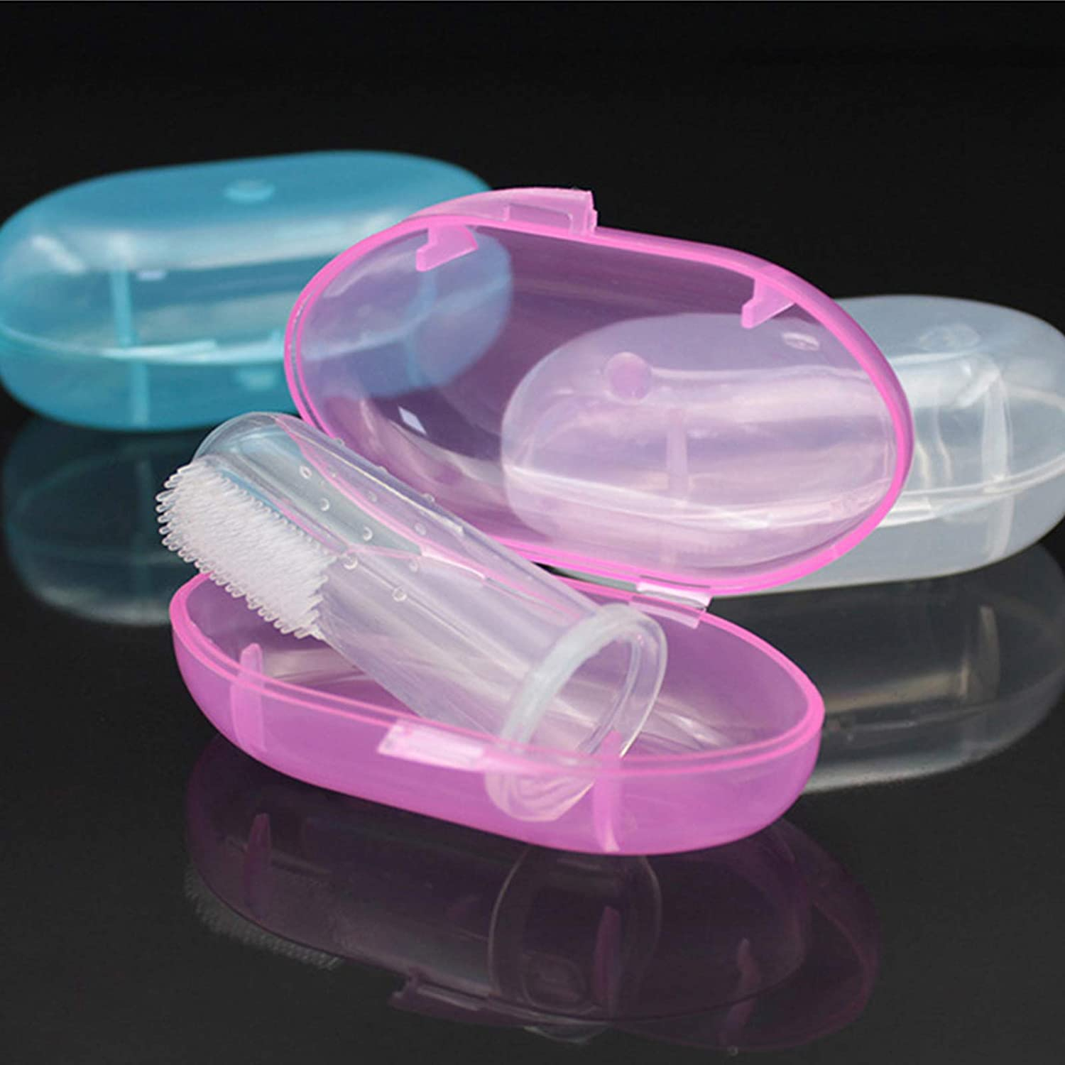 Foto 4 pulgar | Cepillo De Dientes Para Mascotas Jieyou Soft Silicone Finger Para Perros Y Gatos - Venta Internacional.