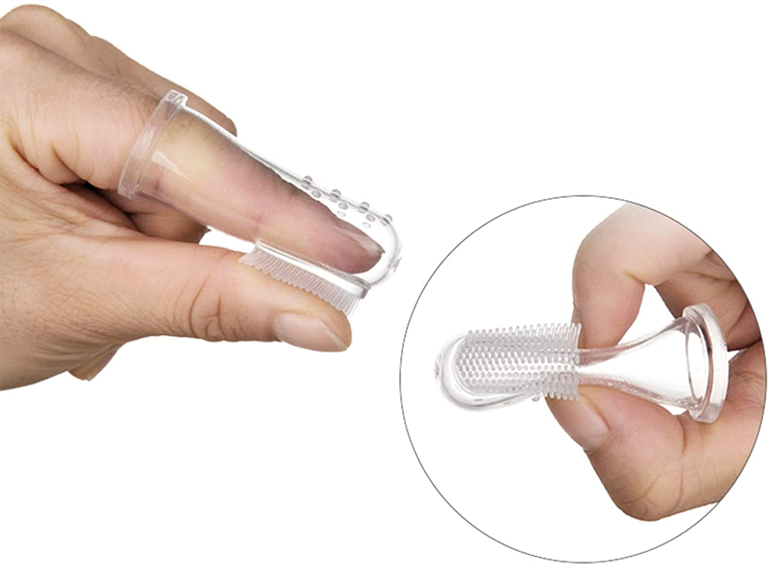 Foto 5 pulgar | Cepillo De Dientes Para Mascotas Jieyou Soft Silicone Finger Para Perros Y Gatos - Venta Internacional.