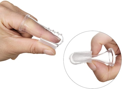 Foto 4 | Cepillo De Dientes Para Mascotas Jieyou Soft Silicone Finger Para Perros Y Gatos - Venta Internacional.