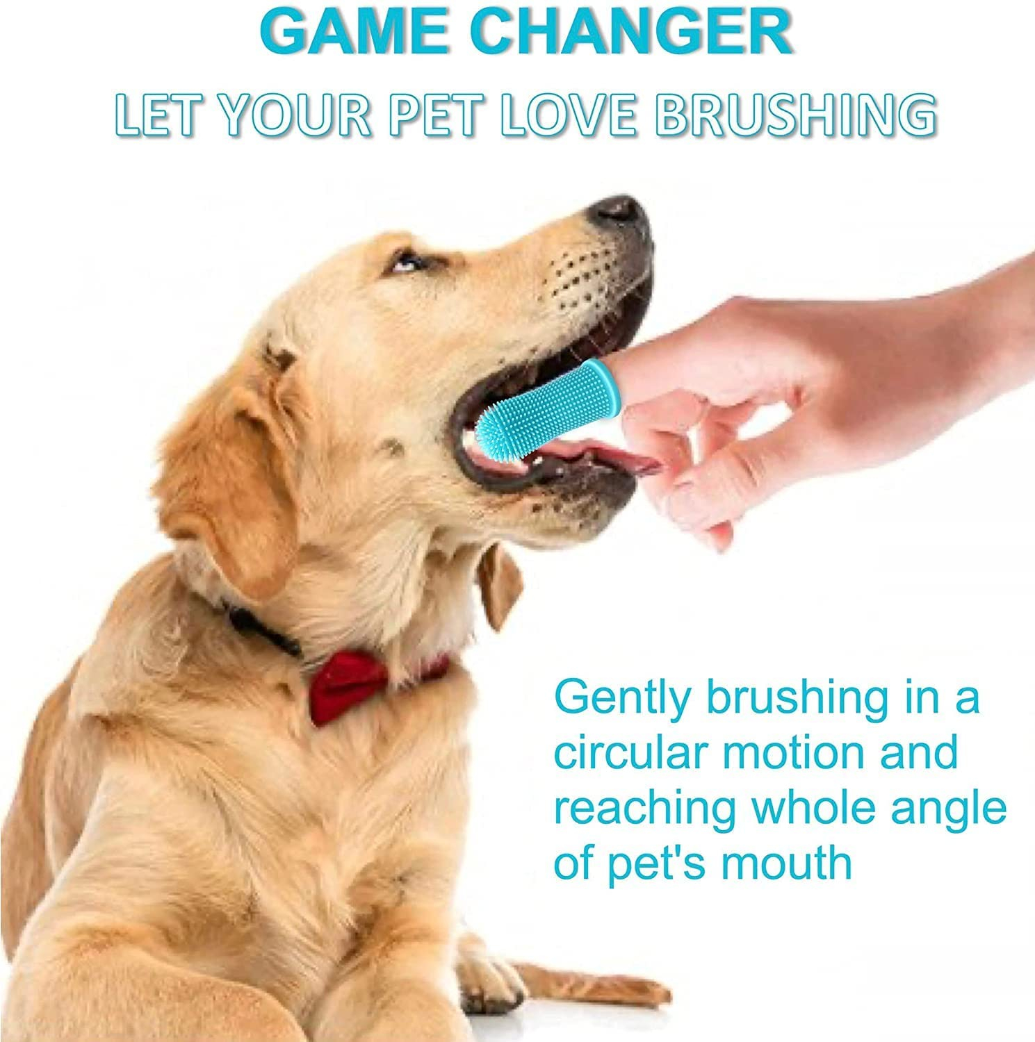 Foto 3 pulgar | Juego De Cepillos De Dientes Con Dedos Jieyou Para Perros Y Gatos, 4 Piezas - Venta Internacional.