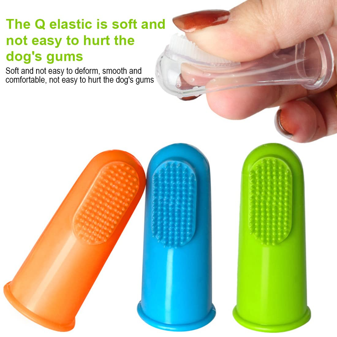 Foto 3 pulgar | Juego De Cepillos De Dientes Pet Finger Jieyou Para Perros Y Gatos (4 Unidades) - Venta Internacional.