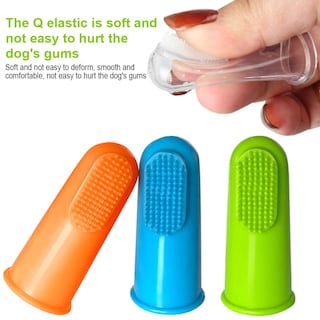 Foto 2 | Juego De Cepillos De Dientes Pet Finger Jieyou Para Perros Y Gatos (4 Unidades) - Venta Internacional.