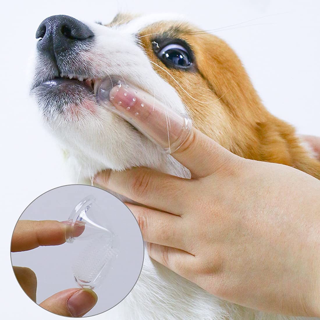 Foto 7 pulgar | Juego De Cepillos De Dientes Pet Finger Jieyou Para Perros Y Gatos (4 Unidades) - Venta Internacional.