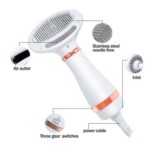 Foto 4 | Secador De Pelo Portátil Para Mascotas Y Perros 2 En 1 Con Peine 300 W 110 V/2 - Venta Internacional.
