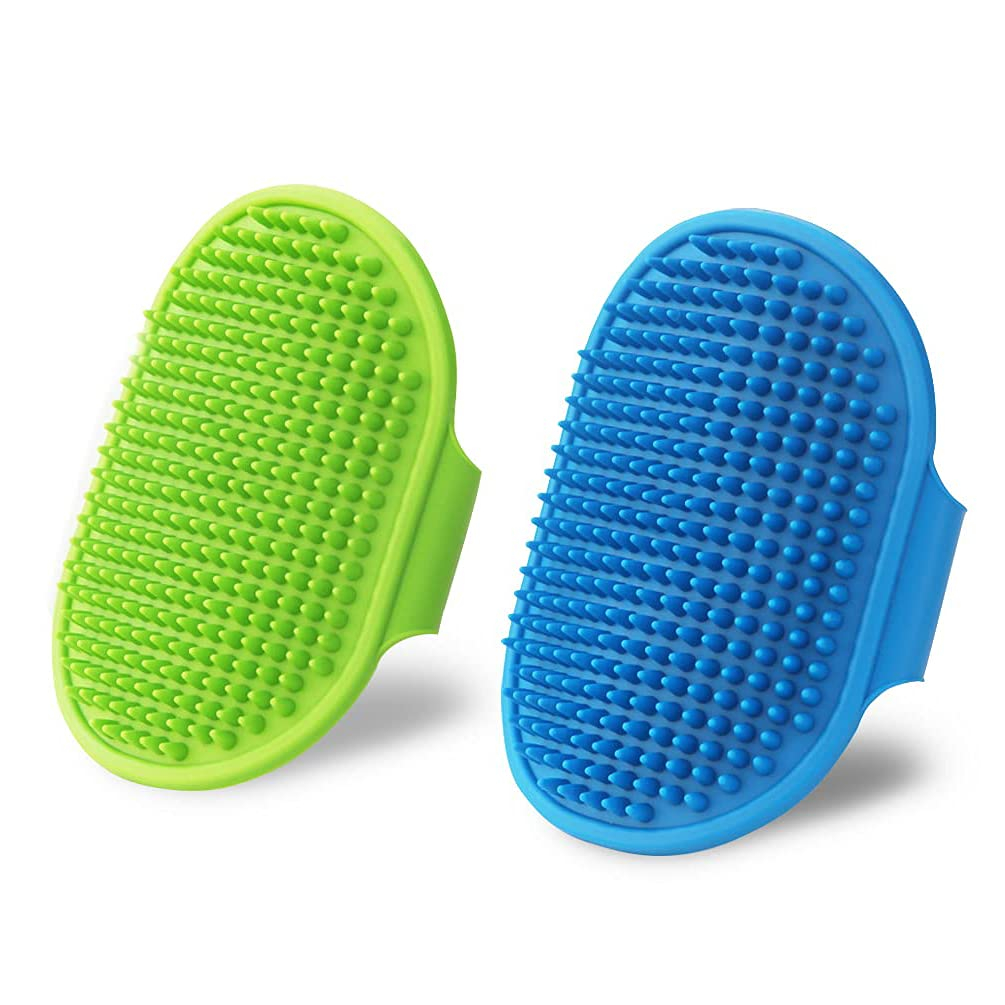 Foto 2 pulgar | Paquete De 2 Cepillos De Aseo Para Mascotas, Masaje De Baño Jieyou Para Perros Y Gatos - Venta Internacional.