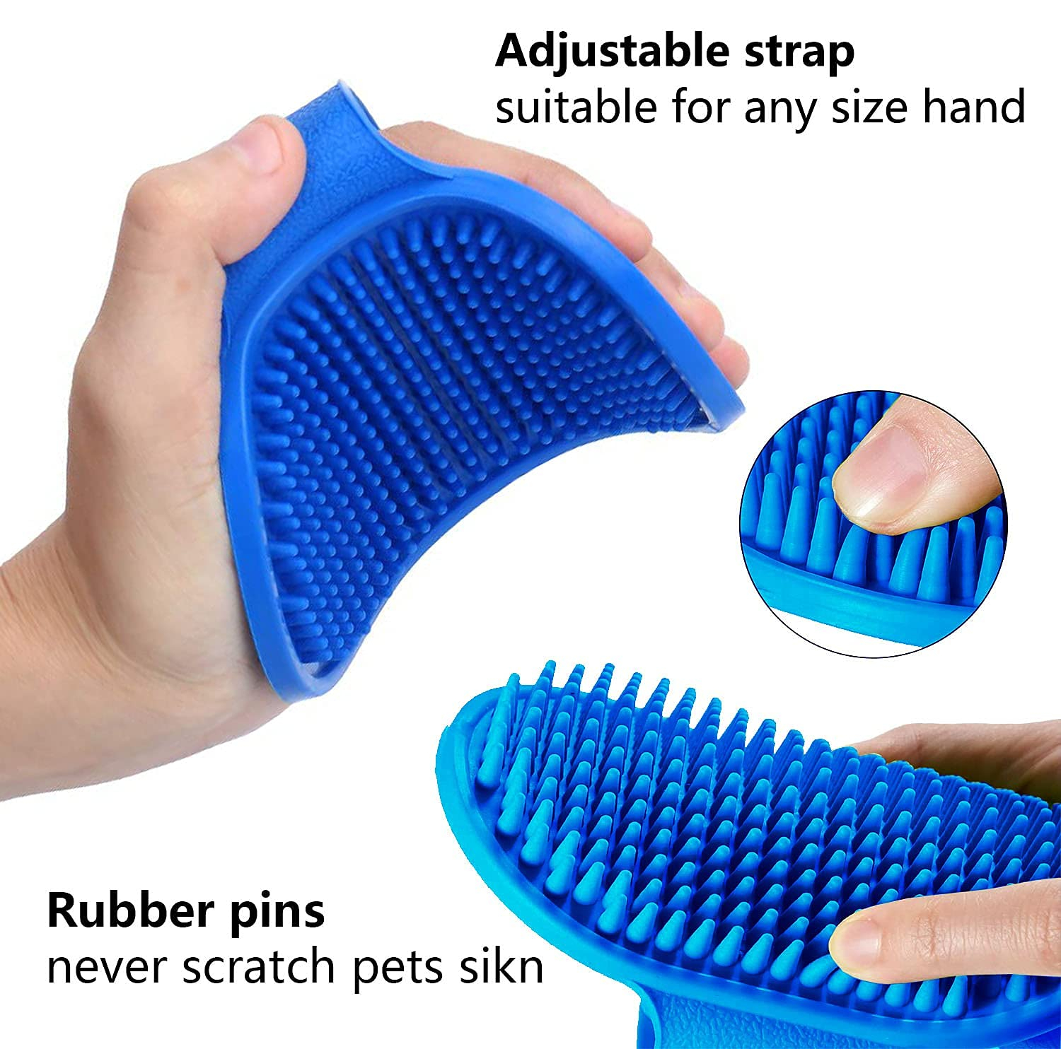 Foto 3 pulgar | Paquete De 2 Cepillos De Aseo Para Mascotas, Masaje De Baño Jieyou Para Perros Y Gatos - Venta Internacional.