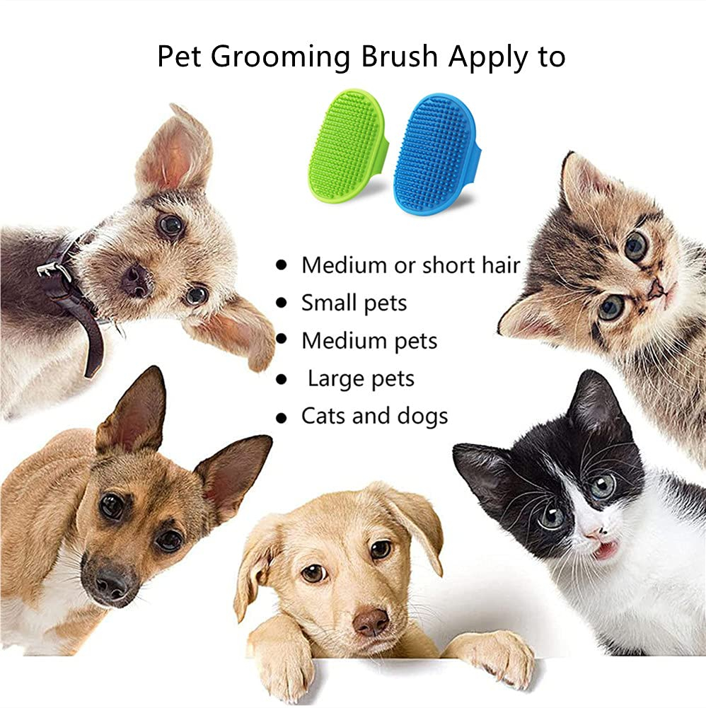 Foto 4 pulgar | Paquete De 2 Cepillos De Aseo Para Mascotas, Masaje De Baño Jieyou Para Perros Y Gatos - Venta Internacional.