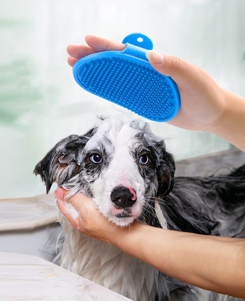 Foto 7 pulgar | Paquete De 2 Cepillos De Aseo Para Mascotas, Masaje De Baño Jieyou Para Perros Y Gatos - Venta Internacional.
