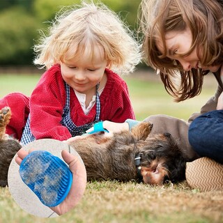 Foto 7 | Paquete De 2 Cepillos De Aseo Para Mascotas, Masaje De Baño Jieyou Para Perros Y Gatos - Venta Internacional.