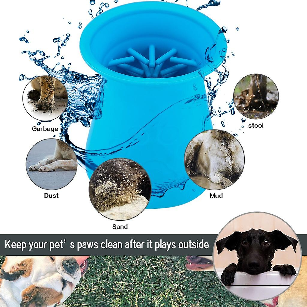 Foto 6 pulgar | Copa Limpiadora De Patas Para Perros, Cepillo De Limpieza Para Mascotas - Venta Internacional.