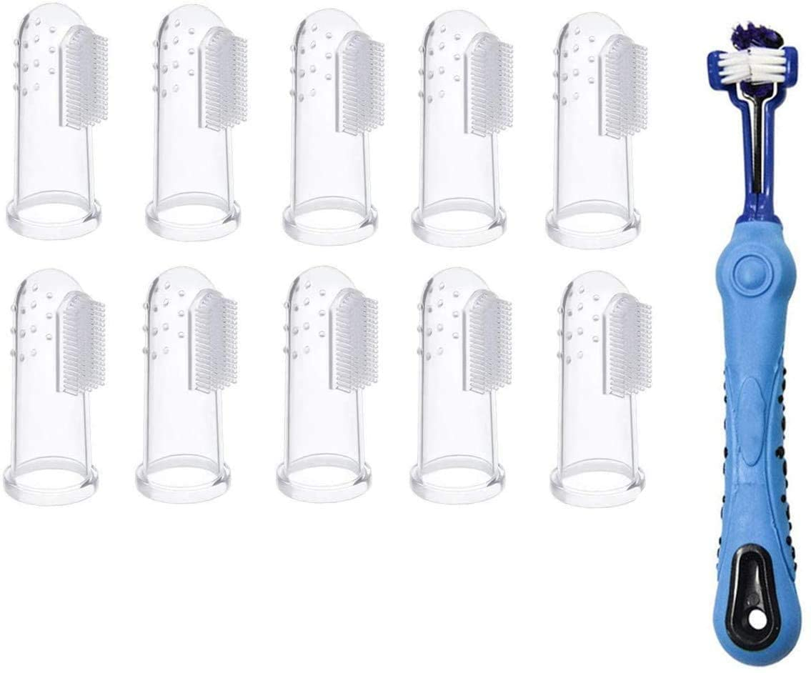 Foto 1 | Set De Cepillos De Dientes Jieyou De Caucho Natural Para Perros Y Gatos - Venta Internacional.
