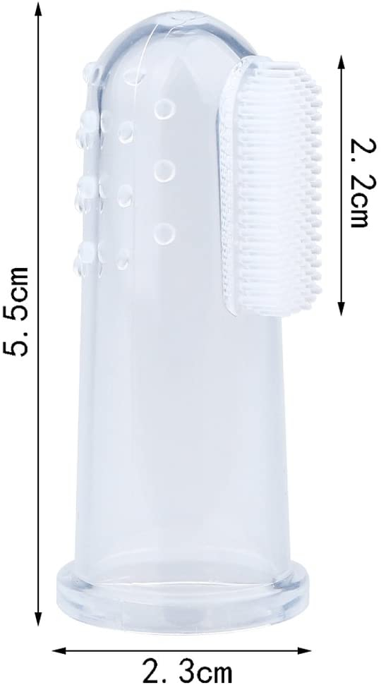 Foto 4 pulgar | Cepillo De Dientes Pet Finger, Paquete De 10 Limpiadores De Dientes De Silicona - Venta Internacional.