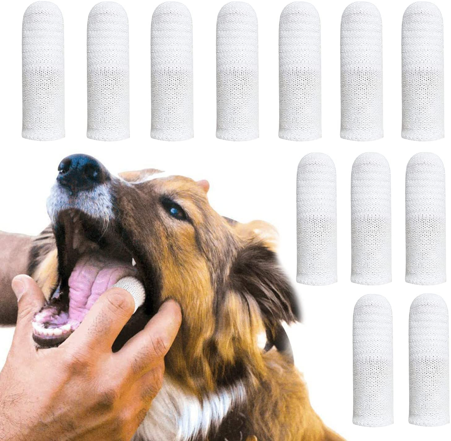Foto 2 pulgar | Cepillo De Dientes Pet Finger Jieyou Para Perro Y Gato (12 Piezas) - Venta Internacional.