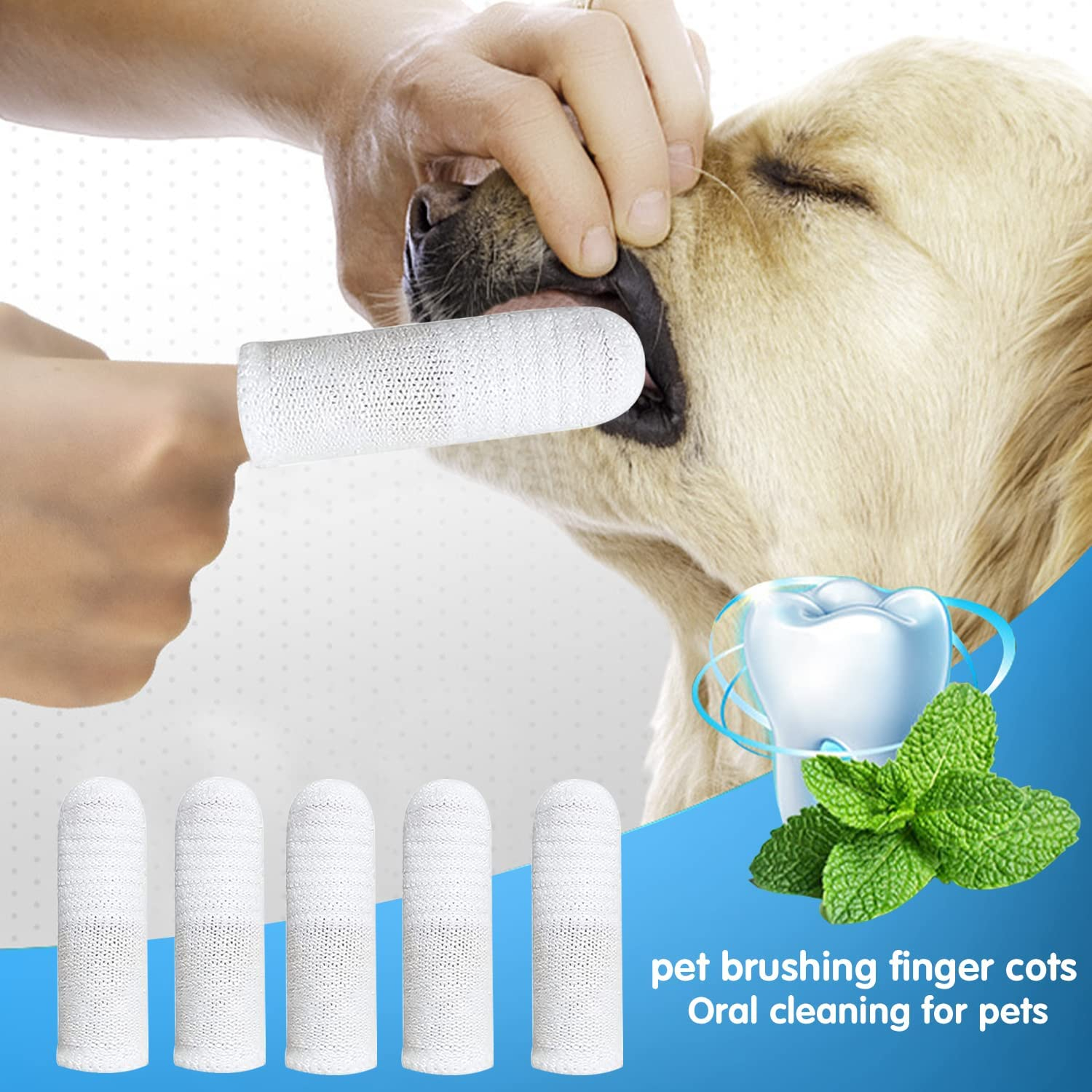 Foto 5 pulgar | Cepillo De Dientes Pet Finger Jieyou Para Perro Y Gato (12 Piezas) - Venta Internacional.