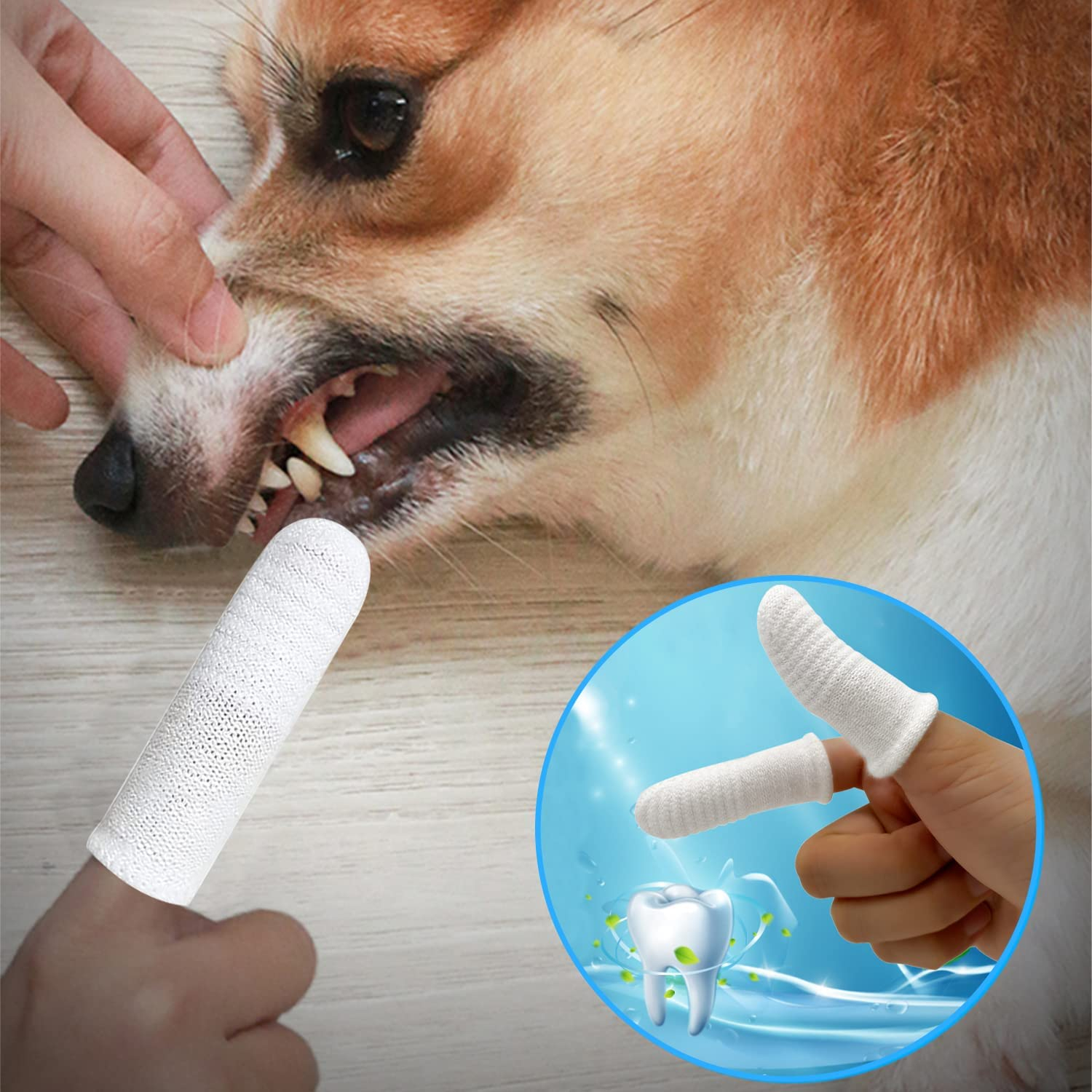 Foto 7 pulgar | Cepillo De Dientes Pet Finger Jieyou Para Perro Y Gato (12 Piezas) - Venta Internacional.