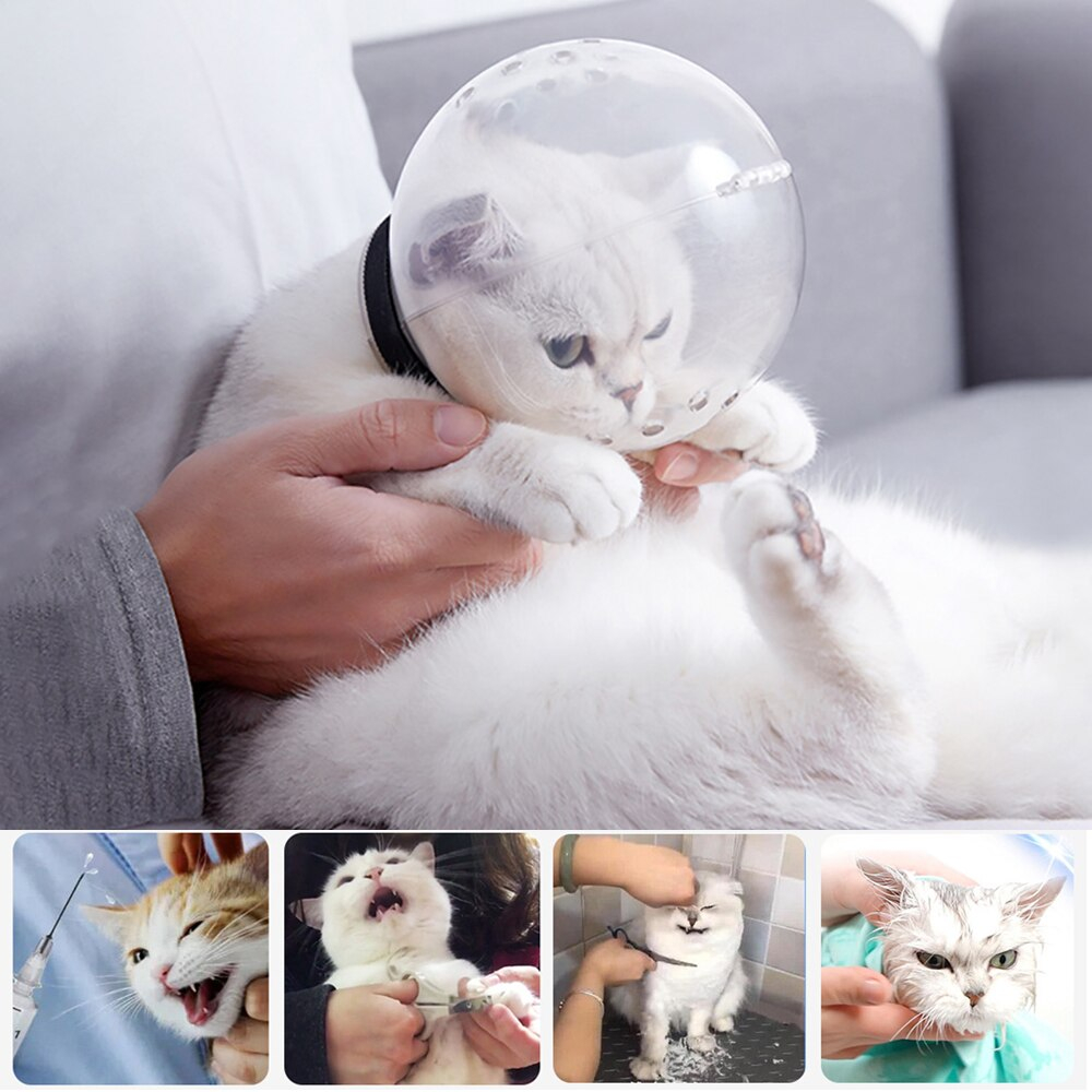 Foto 4 pulgar | Máscara De Aseo Transpirable Antimordeduras Cat Muzzle Para Gatos - Venta Internacional.