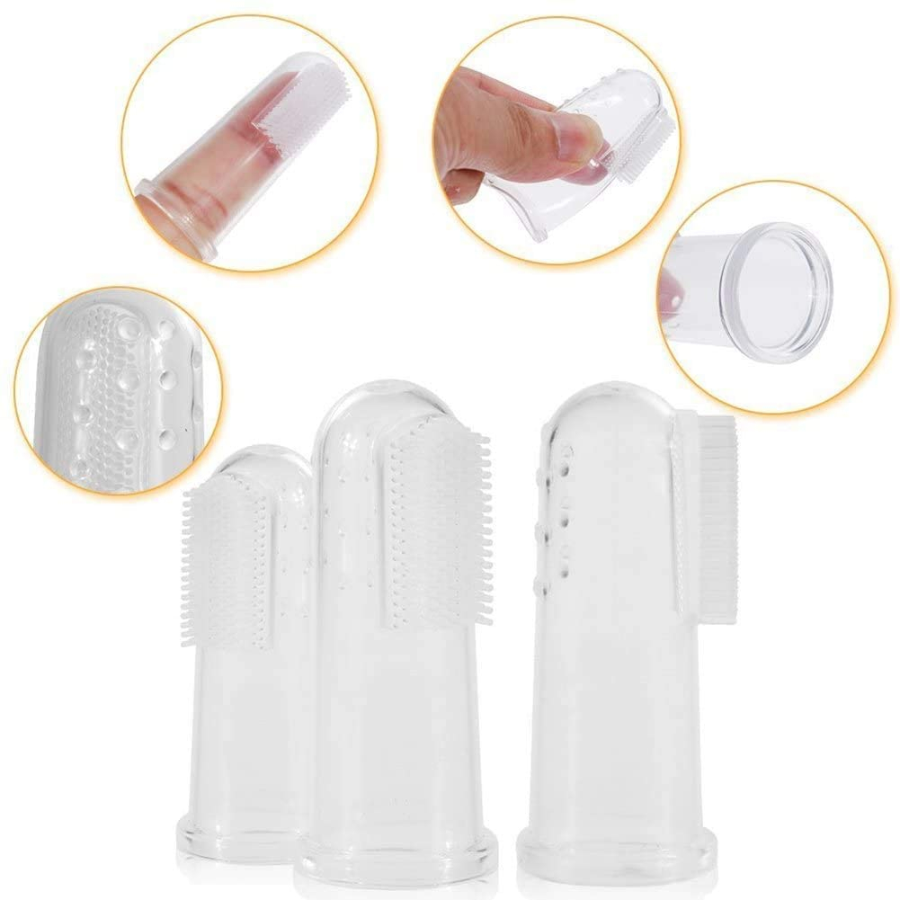 Foto 6 pulgar | Set De Cepillos De Dientes Jieyou De Caucho Natural Para Perros Y Gatos - Venta Internacional.
