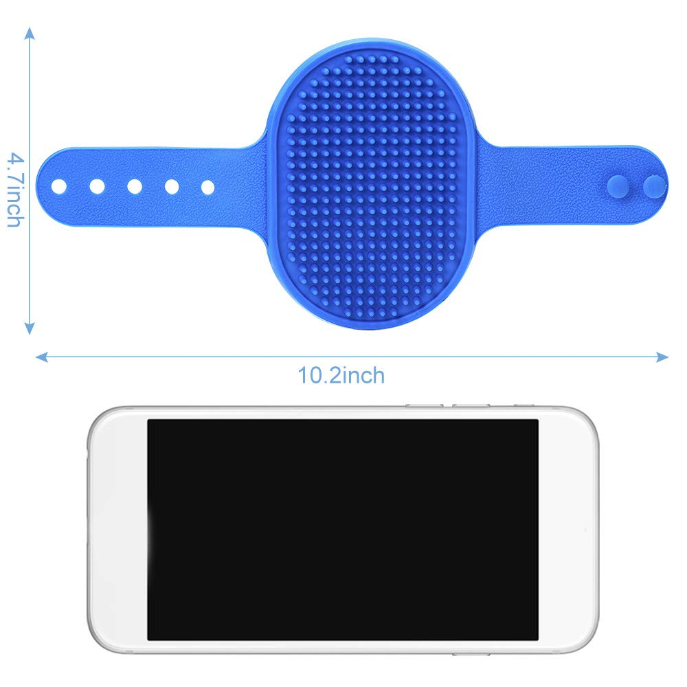 Foto 3 pulgar | Paquete De 2 Cepillos De Baño Para Mascotas Jieyou De Silicona Para Perros Y Gatos - Venta Internacional.